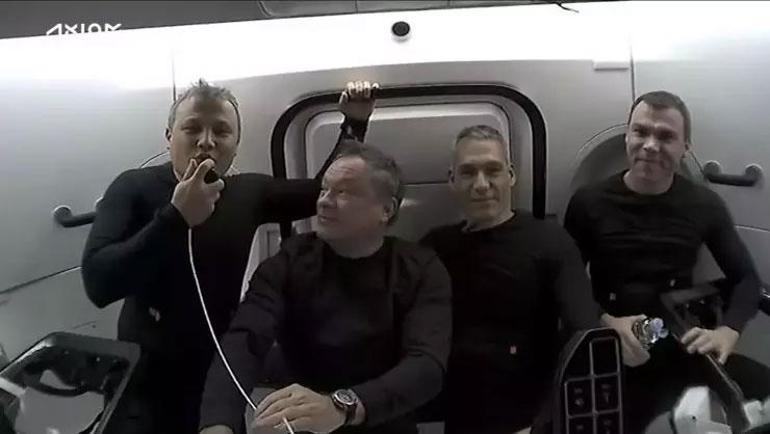 Alper Gezeravcı, uzay yolunda ilk mesajını verdi: İstikbal Göklerdedir