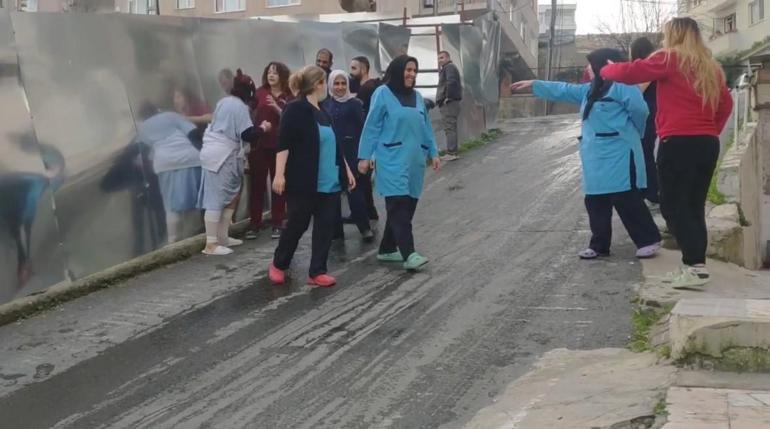 Narkozun etkisi geçmeden hastaneden firar etmeye çalıştı Ameliyat kıyafeti ve drenlerle yakalandı