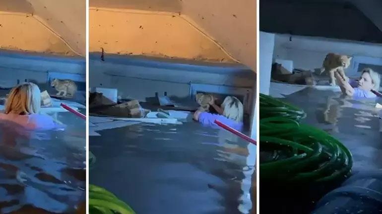 Sağanak yağış Antalyada etkili oldu Alt geçitte 1 kişi hayatını kaybetmişti, felaketin görüntüleri ortaya çıktı