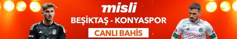 Beşiktaş - Konyaspor maçı Tek Maç ve Canlı Bahis seçenekleriyle Misli’de