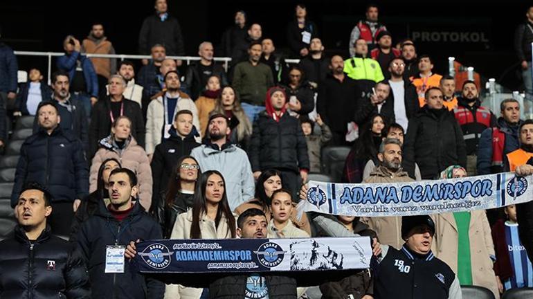 Adana Demirspor taraftarı takımını yalnız bırakmadı On binlerce kişi tribünleri doldurdu