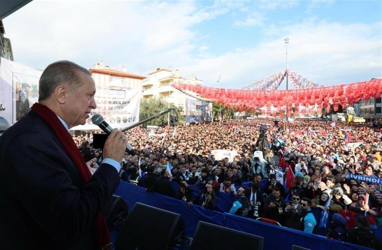 Cumhurbaşkanı Erdoğandan muhalefete sert sözler: Kim kime borçlu muamma, rezilli diz boyu