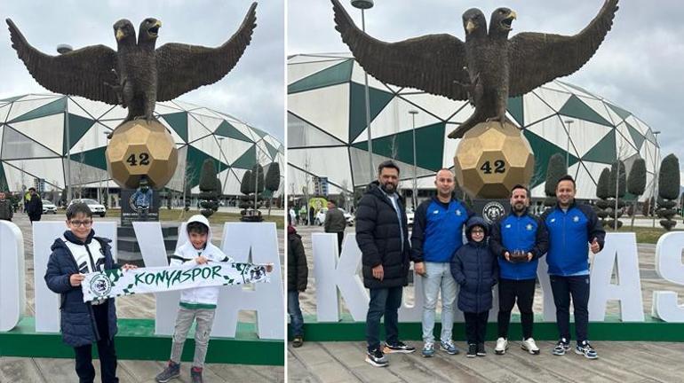 Adana Demirspor taraftarı Konyaspor deplasmanında takımını yalnız bırakmadı