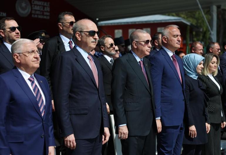 Erdoğan: Çanakkalede yazılan destandan alacağımız çok önemli dersler olacağına inanıyoruz