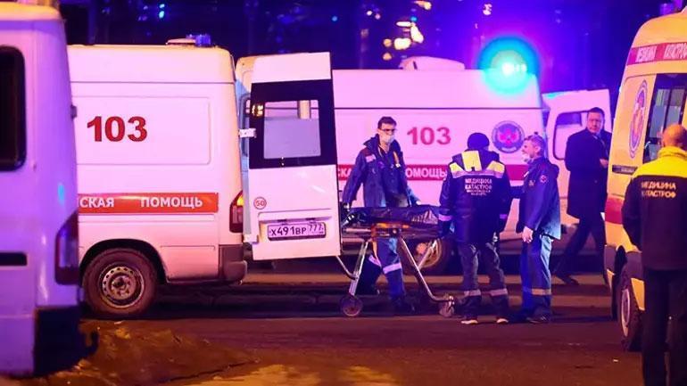 Rusyanın başkenti Moskova’da konserde silahlı saldırı