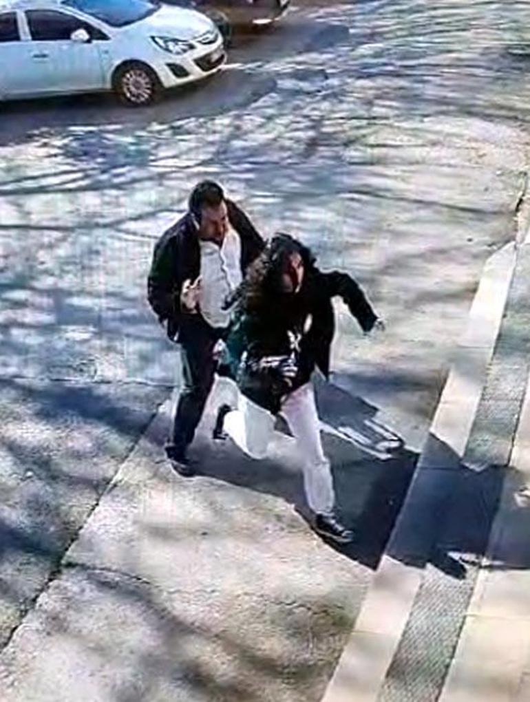 Sokakta kız çocuğuna saldırdı, sırtına vurup yere düşürdü