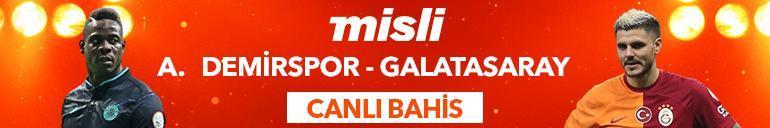 Adana Demirspor - Galatasaray maçı Tek Maç ve Canlı Bahis seçenekleriyle Misli’de