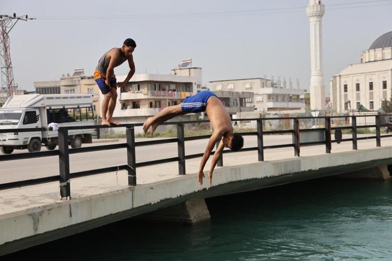 Adanada ölüm Allahın emri diyen gençler sulama kanalına böyle atladı