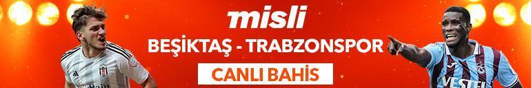 Beşiktaş - Trabzonspor maçı Tek Maç ve Canlı Bahis seçenekleriyle Misli’de