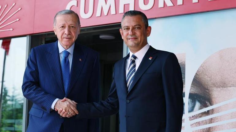 Erdoğandan 18 yıl sonra CHPye tarihi ziyaret Özgür Özel ile kritik görüşme