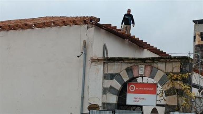 Kahramanmaraş depremlerinde zarar gören cami restore ediliyor