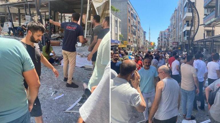 İzmirde iş yerinde patlama Binanın ağır hasarlı olduğu tespit edildi