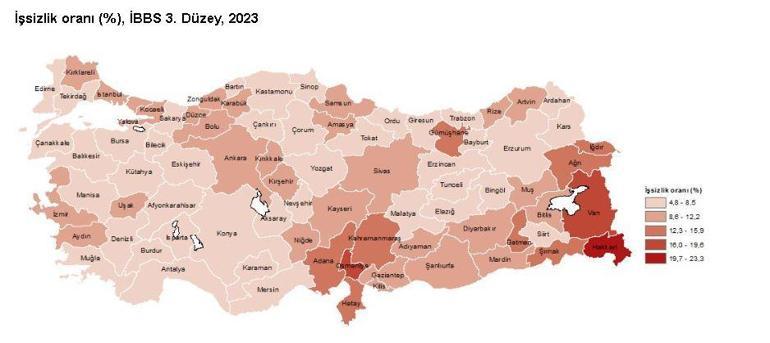 TÜİK açıkladı: İşsizlik oranı en düşük il Sinop oldu