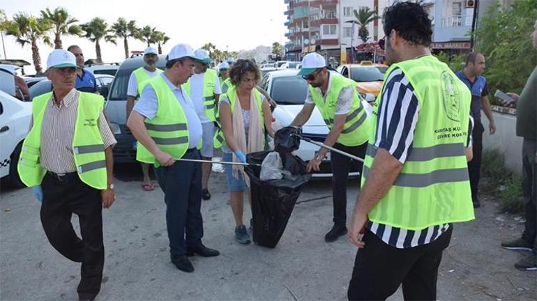 Karataş temiz bir çevre için el ele verdi