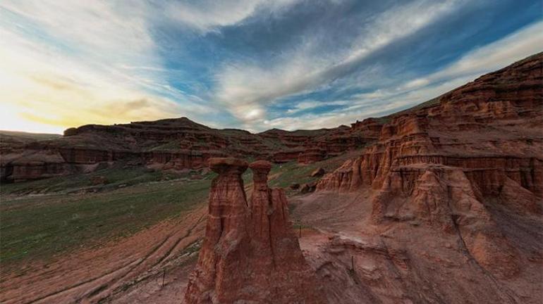 Burası Arizona değil Erzurum  Kırmızı Periler Diyarı keşfedilmeyi bekliyor