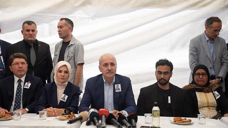 TBMM Başkanı Numan Kurtulmuş Ayşenur Ezgi Eyginin Aydındaki baba evini ziyaret etti