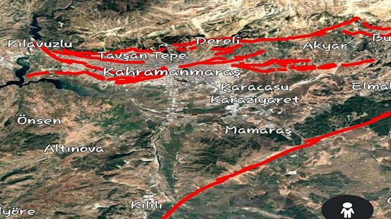 Deprem uzmanı Sözbilir:Çok yakın bir gelecekte diyerek deprem beklenen bölgeyi gösterdi Kent merkezinde zemin kötü stok zayıf