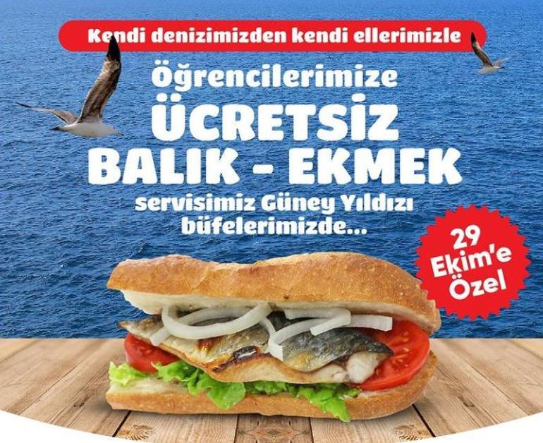 Adana Yumurtalık Belediyesinden öğrencilere ücretsiz balık-ekmek