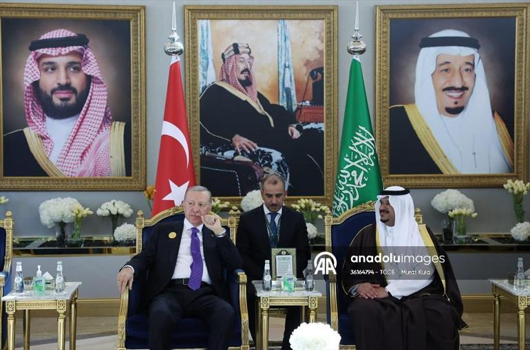 Cumhurbaşkanı Erdoğan Suudi Arabistana ulaştı