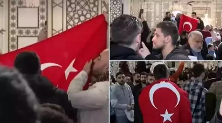 Suriyede tarihi gün Halk Emevi Camisinde cuma namazı kıldı
