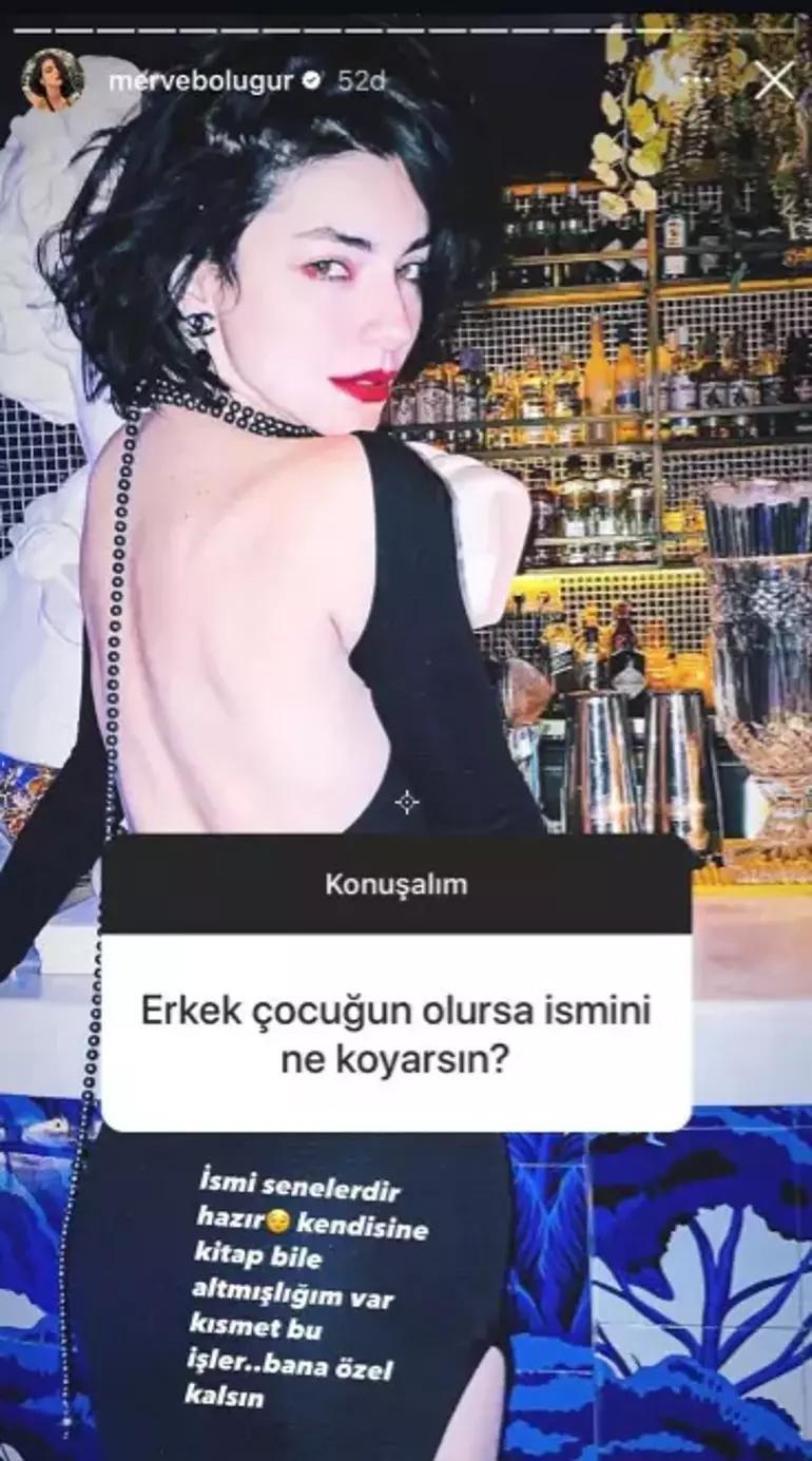 Merve Boluğur o soruya yanıt vermek istemedi: O da bana kalsın