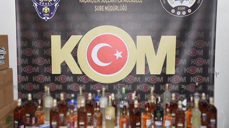 İzmirde yılbaşı öncesi sahte içki denetimi: 36 bin litre sahte etil alkol el geçirildi; 4 şüpheli tutuklandı