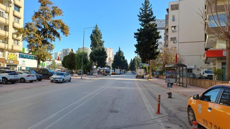 Yeni yılın ilk günü Adana sokak ve caddeleri boş kaldı