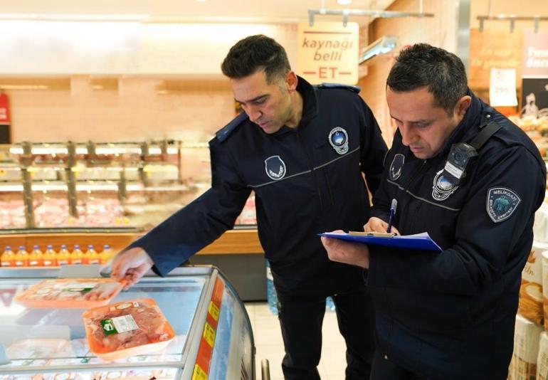 Melikgazide market denetimi sıkı bir şekilde devam ediyor