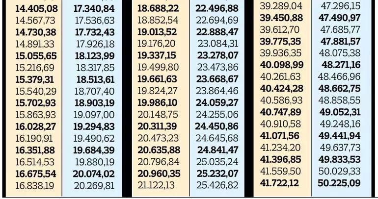 Zam geldi Kuruşu kuruşuna hesaplandı, işte hisse oranlarına göre yeni maaşlar