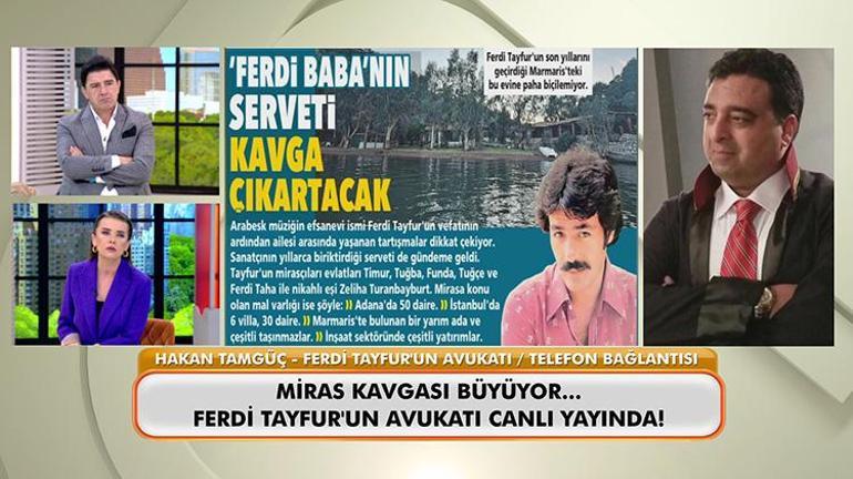 Ferdi Tayfurun avukatından çarpıcı miras açıklamaları: Onlara yaşarken de milyonlar verdi