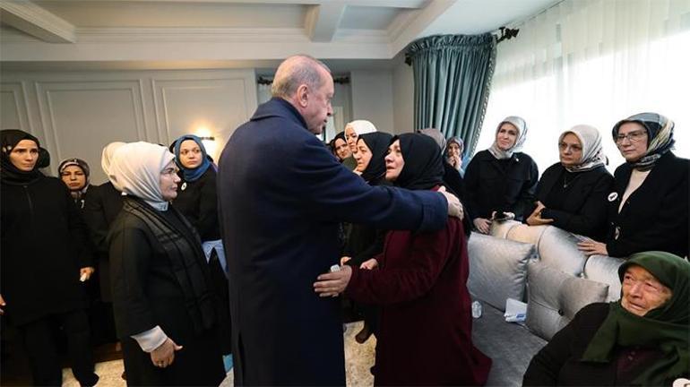 Cumhurbaşkanı Erdoğan, Boluda Gültekin ailesinin cenaze töreninde: Yüreğimiz yandı