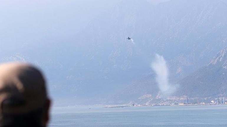 SOLOTÜRK Antalya semalarında deniz üstü eğitimlerini gerçekleştirdi