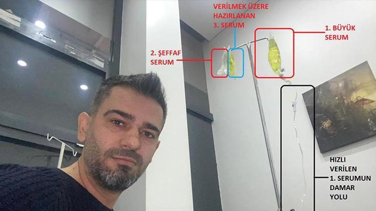Afyonkarahisarda boğaz ağrısı şikayetiyle özel kliniğe gitti, sarı serum canını aldı