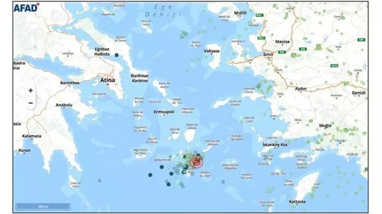 AFADdan Ege Denizi açıklaması: 400ün üzerinde deprem meydana geldi