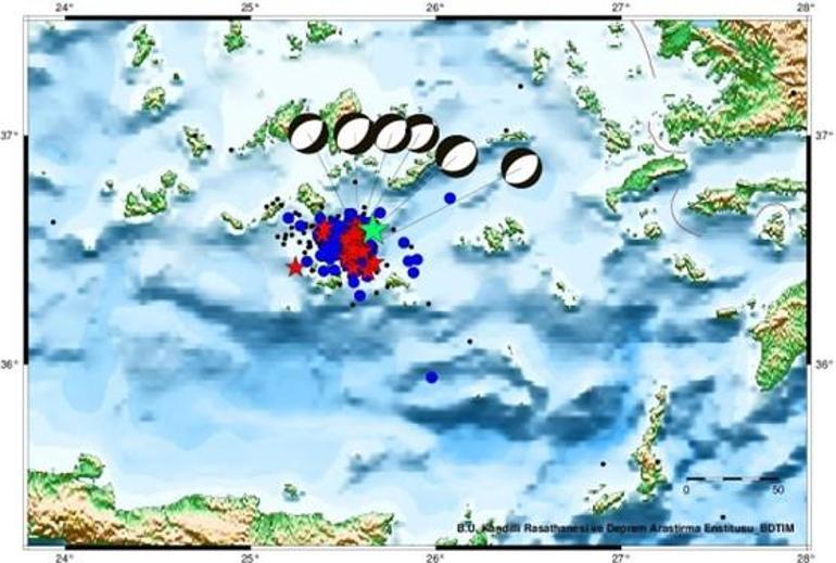 Ege büyük deprem için sinyal mi veriyor 400 defa sallandı, profesörler adaya gitti Sismik aktivite artıyor
