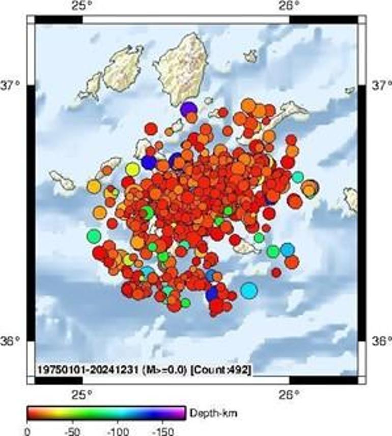 Ege büyük deprem için sinyal mi veriyor 400 defa sallandı, profesörler adaya gitti Sismik aktivite artıyor