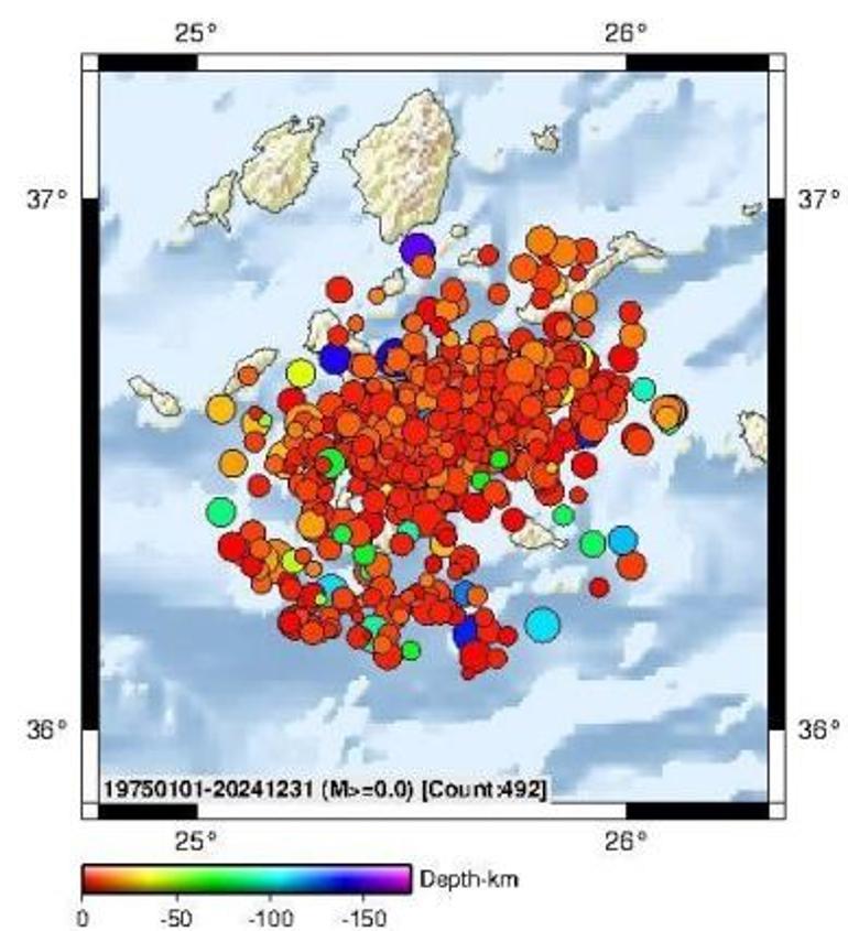 Son 5 günde 650 deprem Kandilli Rasathanesinden dikkat çeken Santorini raporu