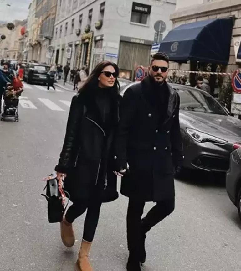 Tolgahan Sayışmandan eşi Almeda Abaziye romantik kutlama