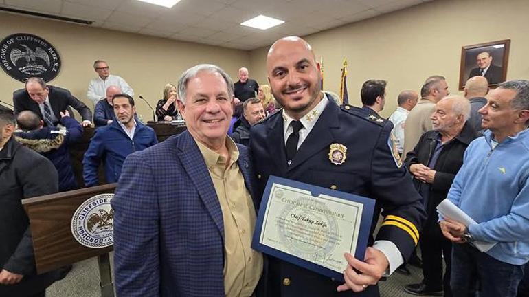 ABDde Türk polise büyük görev New Jerseyde polis şefi oldu