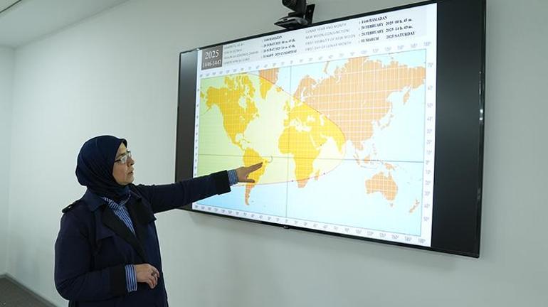 Ramazanın ayının başladığını bildiren hilal 5 kıtada görülecek