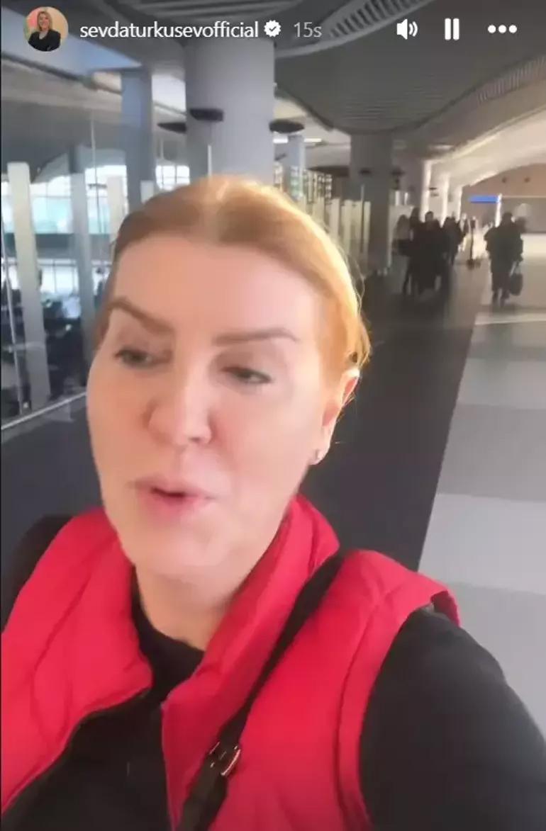 İrem Derici ve Sevda Türküsev arasında uçakta kriz çıktı Birbirlerine girdiler