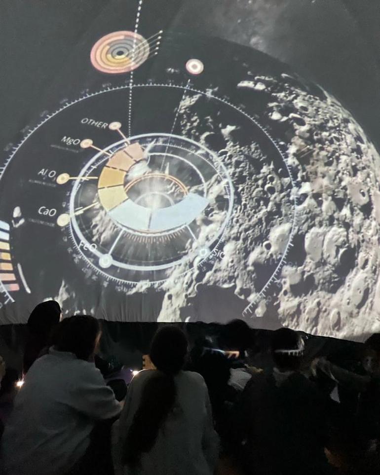Köyceğizde okulun bahçesine Planetaryum kuruldu