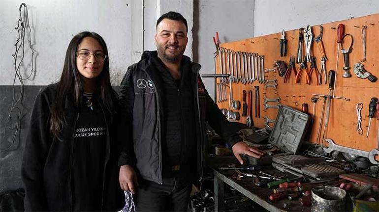 Adananın gururu Hiranur şampiyon oldu Babamın desteği beni daha ileriye taşıdı