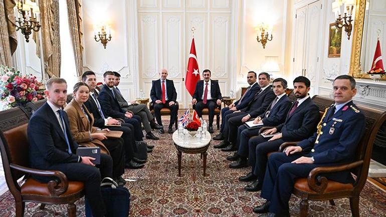 Cumhurbaşkanı Yardımcısı Yılmaz, İngiltere Savunma Bakanı ile görüştü
