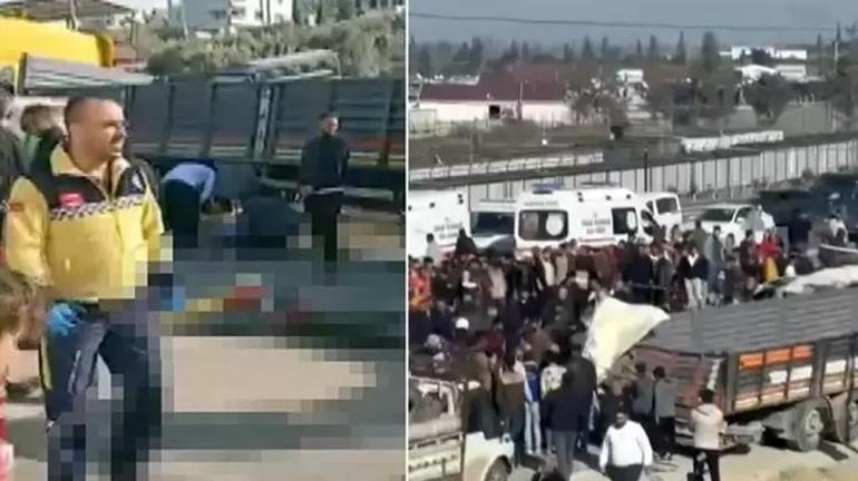 Hatayda korkunç kaza TIR ile minibüs çarpıştı: 6 can kaybı, 8 yaralı