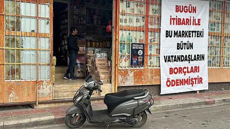 Depremzede kentte bir hayırsever, vatandaşın milyonluk borcunu ödedi