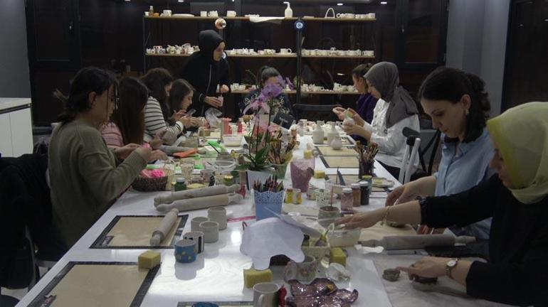 Kilis’te bir ilk Sanat kadınlara terapi oluyor