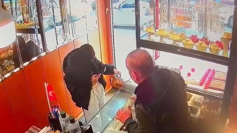 Kasımpaşada kuyumcudan çeyrek milyon değerinde altın taç çalan hırsızın şoke eden sözleri