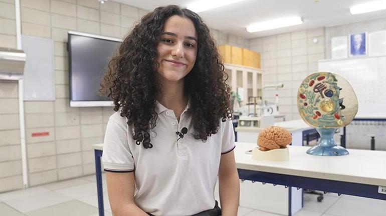 Lise öğrencisi beyin tümörü ve bağırsak ilişkisini inceleyen projesiyle TÜBİTAKtan ödül aldı