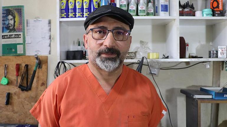 Diyarbakırlı usta 35 yıldır 9 metrekarelik dükkanında tamircilik yaparak evine ekmek götürüyor